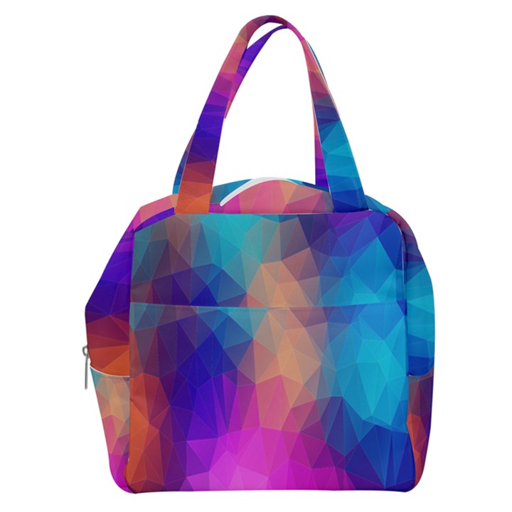 Triangles Polygon Color Boxy Hand Bag