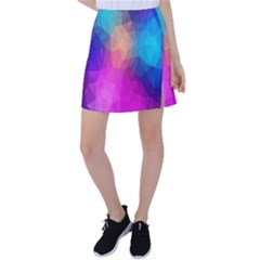 Triangles Polygon Color Tennis Skirt by artworkshop