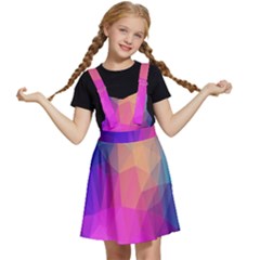 Triangles Polygon Color Kids  Apron Dress by artworkshop