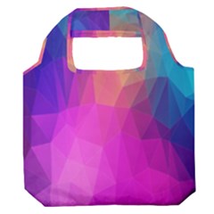 Triangles Polygon Color Premium Foldable Grocery Recycle Bag