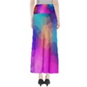 Triangles Polygon Color Full Length Maxi Skirt View2