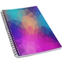 Triangles Polygon Color 5.5  x 8.5  Notebook View1