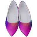 Triangles Polygon Color Women s Low Heels View1