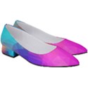 Triangles Polygon Color Women s Low Heels View3