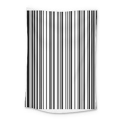 Barcode Pattern Small Tapestry