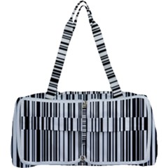 Barcode Pattern Multi Function Bag by Sapixe