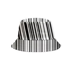 Barcode Pattern Bucket Hat (kids) by Sapixe