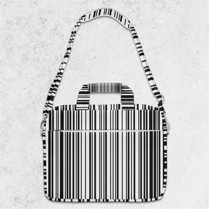 Barcode Pattern MacBook Pro Shoulder Laptop Bag 