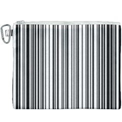 Barcode Pattern Canvas Cosmetic Bag (xxxl) by Sapixe