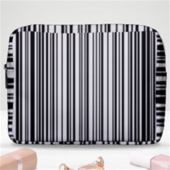 Barcode Pattern Make Up Pouch (large) by Sapixe