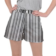 Barcode Pattern Ripstop Shorts by Sapixe