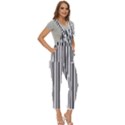 Barcode Pattern Women s Pinafore Overalls Jumpsuit View3