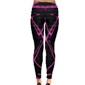 Officially Sexy Pink & Black Laser Leggings  View2