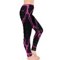 Officially Sexy Pink & Black Laser Leggings  View4