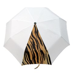 Tiger Animal Print A Completely Seamless Tile Able Background Design Pattern Folding Umbrellas by Amaryn4rt