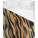 Tiger Animal Print A Completely Seamless Tile Able Background Design Pattern Duvet Cover (California King Size) View1