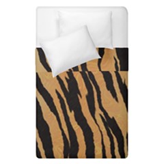 Tiger Animal Print A Completely Seamless Tile Able Background Design Pattern Duvet Cover Double Side (single Size) by Amaryn4rt