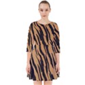 Tiger Animal Print A Completely Seamless Tile Able Background Design Pattern Smock Dress View1