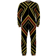 Abstract Pattern Geometric Backgrounds  Onepiece Jumpsuit (men) by Eskimos