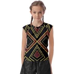 Abstract Pattern Geometric Backgrounds  Kids  Raglan Cap Sleeve Tee by Eskimos