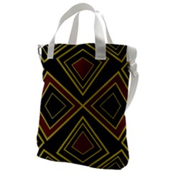 Abstract Pattern Geometric Backgrounds  Canvas Messenger Bag by Eskimos