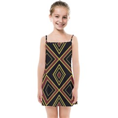 Abstract Pattern Geometric Backgrounds  Kids  Summer Sun Dress by Eskimos