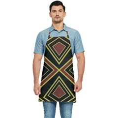 Abstract Pattern Geometric Backgrounds  Kitchen Apron by Eskimos