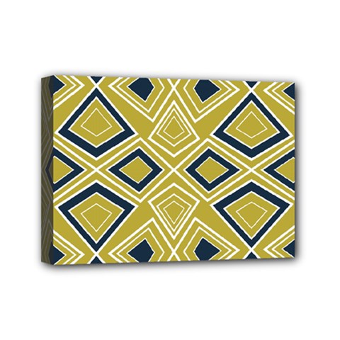 Abstract Pattern Geometric Backgrounds   Mini Canvas 7  X 5  (stretched) by Eskimos