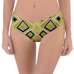 Abstract Pattern Geometric Backgrounds   Reversible Classic Bikini Bottoms by Eskimos