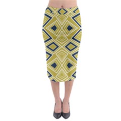 Abstract Pattern Geometric Backgrounds   Midi Pencil Skirt by Eskimos