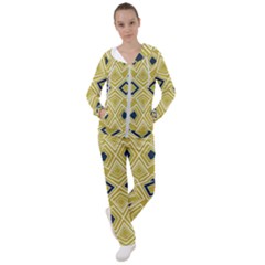 Abstract Pattern Geometric Backgrounds   Women s Tracksuit