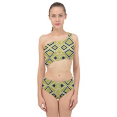 Abstract Pattern Geometric Backgrounds   Spliced Up Two Piece Swimsuit by Eskimos