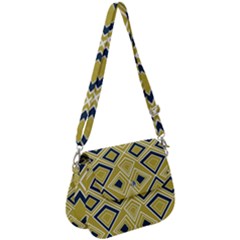 Abstract Pattern Geometric Backgrounds   Saddle Handbag by Eskimos