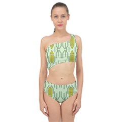 Abstract Pattern Geometric Backgrounds Spliced Up Two Piece Swimsuit by Eskimos