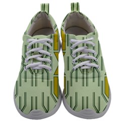 Abstract Pattern Geometric Backgrounds Mens Athletic Shoes by Eskimos