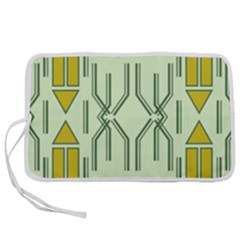 Abstract Pattern Geometric Backgrounds Pen Storage Case (m) by Eskimos