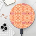 Abstract pattern geometric backgrounds  Wireless Charger View1