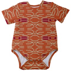 Abstract Pattern Geometric Backgrounds  Baby Short Sleeve Onesie Bodysuit