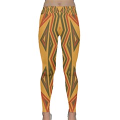 Abstract Pattern Geometric Backgrounds  Classic Yoga Leggings by Eskimos