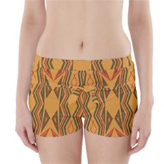 Abstract Pattern Geometric Backgrounds  Boyleg Bikini Wrap Bottoms by Eskimos