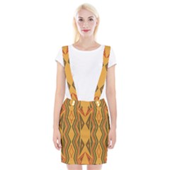 Abstract Pattern Geometric Backgrounds  Braces Suspender Skirt by Eskimos