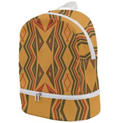 Abstract Pattern Geometric Backgrounds  Zip Bottom Backpack by Eskimos