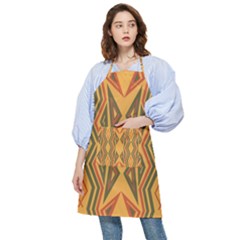 Abstract Pattern Geometric Backgrounds  Pocket Apron by Eskimos