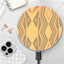 Abstract pattern geometric backgrounds  Wireless Charger View1