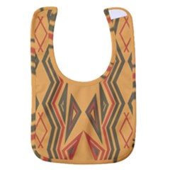 Abstract Pattern Geometric Backgrounds  Baby Bib by Eskimos