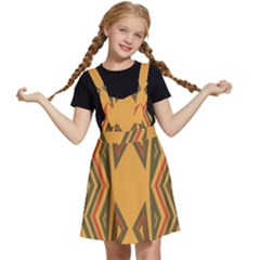 Abstract Pattern Geometric Backgrounds  Kids  Apron Dress