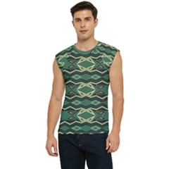 Abstract Pattern Geometric Backgrounds Men s Raglan Cap Sleeve Tee by Eskimos