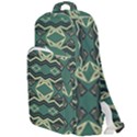 Abstract pattern geometric backgrounds Double Compartment Backpack View1