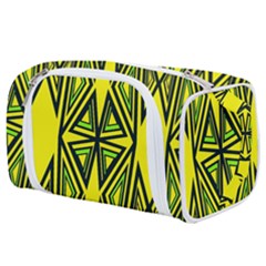 Abstract Pattern Geometric Backgrounds Toiletries Pouch by Eskimos