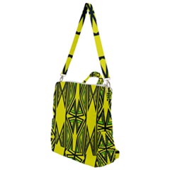 Abstract Pattern Geometric Backgrounds Crossbody Backpack by Eskimos